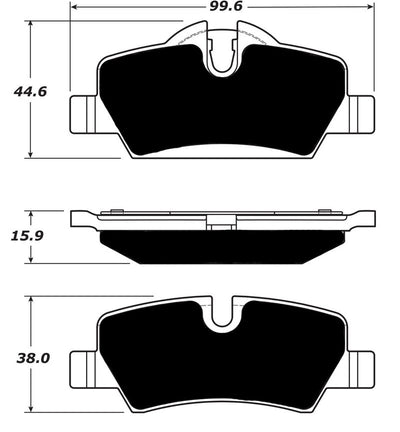 Porterfield Brake Pads for 2017 MINI Cooper