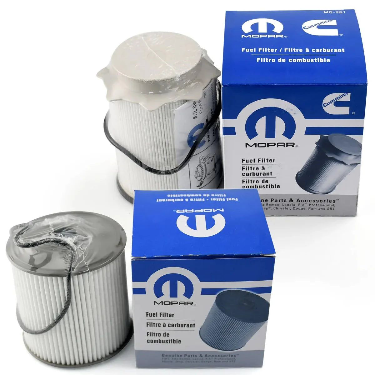2019-2024 Dodge Ram 2500-5500 Mopar fuel filters 68157291AA, 68436631AA kit OEM quality image 1