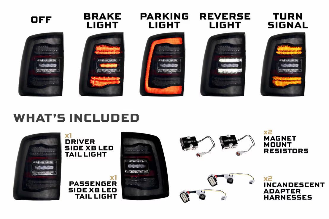 Morimoto Ram HD (2019+) XB LED Tail Lights