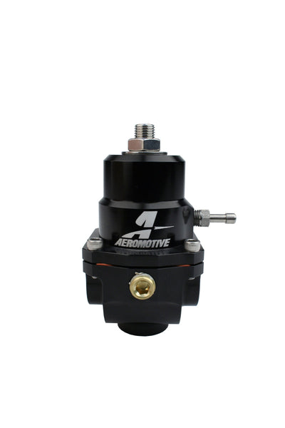 Aeromotive Regulator, X1 Adjustable, 35-75psi, .188 Valve, (2)-08Inlets, -08 Rtrn