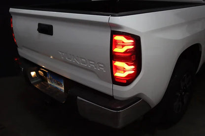 AlphaRex 14-21 Toyota Tundra LUXX-Series LED Tail Lights Alpha-Black