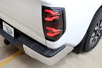 AlphaRex 14-21 Toyota Tundra LUXX-Series LED Tail Lights Black
