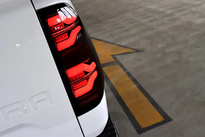 AlphaRex 14-21 Toyota Tundra LUXX-Series LED Tail Lights Black