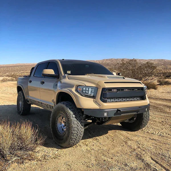 AlphaRex 14-21 Toyota Tundra MK II NOVA-Series LED Projector Headlights Chrome