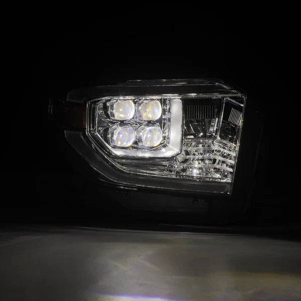 AlphaRex 14-21 Toyota Tundra MK II NOVA-Series LED Projector Headlights Chrome
