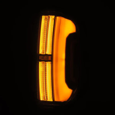 AlphaRex 14-21 Toyota Tundra NOVA-Series Prismatic LED Tail Lights Black