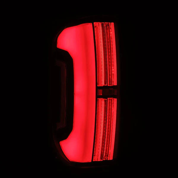 AlphaRex 14-21 Toyota Tundra NOVA-Series LED Tail Lights - Black Red