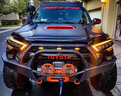 AlphaRex 14-24 Toyota 4Runner MK II NOVA-Series LED Projector Headlights Alpha-Black