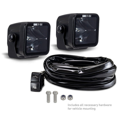 Borne Off-Road Light Pods (Kit of 2) 3x3 Spot BNLT-LP33-2S