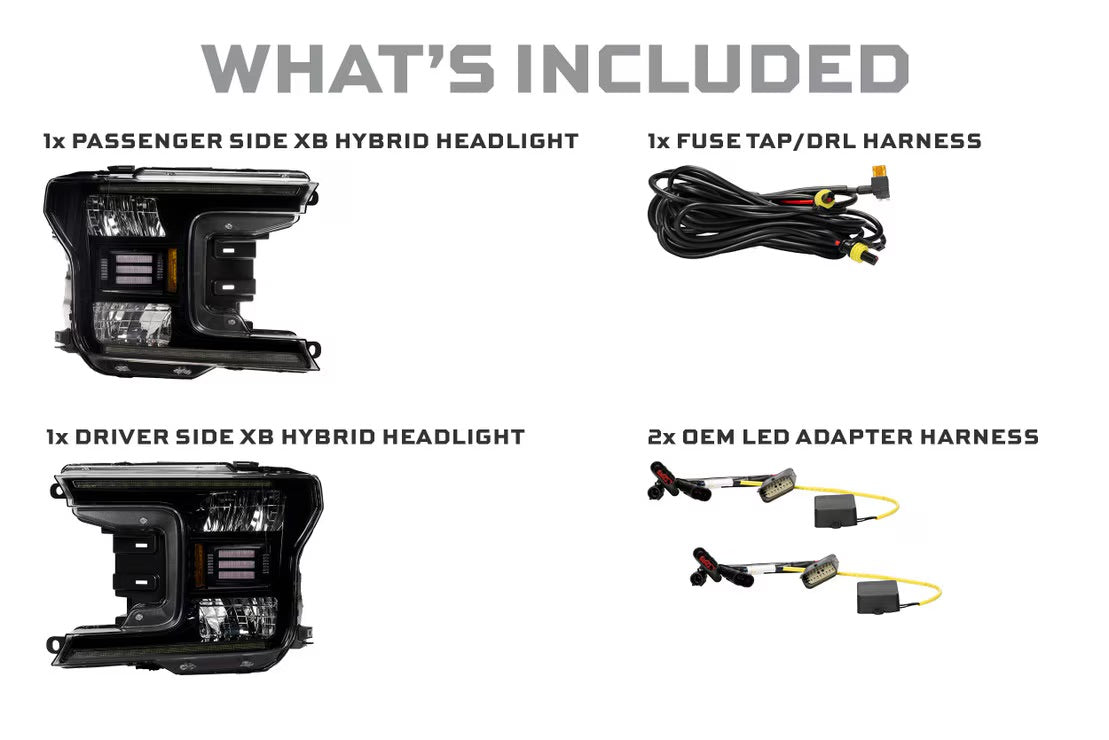 Morimoto Ford F-150 (18-20) XB Hybrid-R LED Headlights