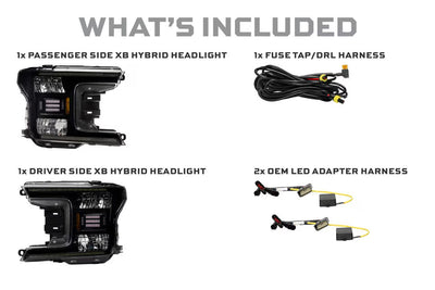 Morimoto Ford F-150 (18-20) XB Hybrid-R LED Headlights