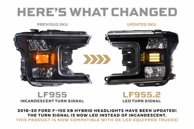 Morimoto Ford F-150 (18-20) XB Hybrid-R LED Headlights