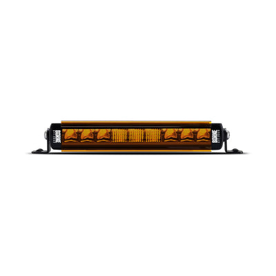 Borne Off-Road Light Bar Cover Single Row 10in Amber BNLT-COV-SS10YL