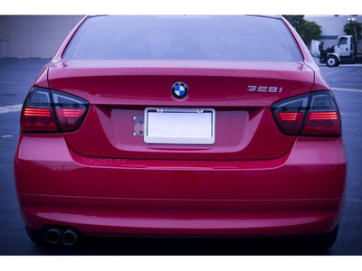 Spyder BMW E90 3-Series 06-08 4Dr LED Tail Lights Red Smoke ALT-YD-BE9006-LED-RS