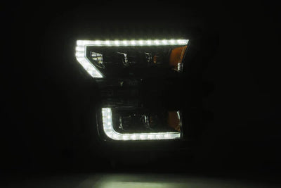 AlphaRex 15-17 Ford F150 / 17-20 F150 Raptor NOVA-Series LED Projector Headlights Chrome