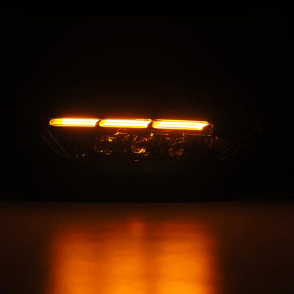 AlphaRex 15-17 Ford Mustang/18-20 Mustang Shelby GT350/GT500 MK II NOVA-Series LED Projector Headlights Alpha-Black