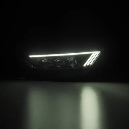 AlphaRex 15-17 Ford Mustang/18-20 Mustang Shelby GT350/GT500 NOVA-Series LED Projector Headlights Black