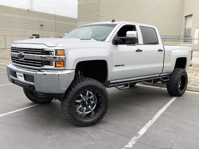 AlphaRex 15-19 Chevrolet Silverado 2500HD/3500HD LUXX-Series LED Projector Headlights Chrome