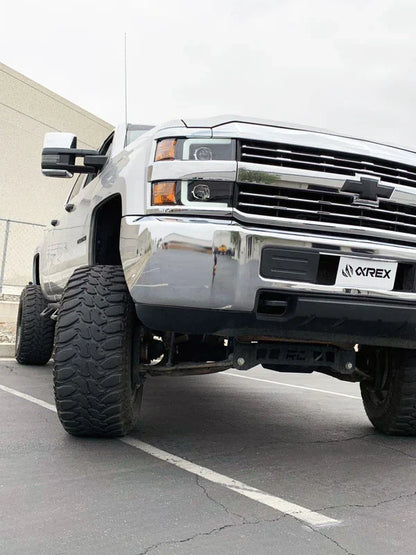 AlphaRex 15-19 Chevrolet Silverado 2500HD/3500HD PRO-Series Halogen Projector Headlights Black