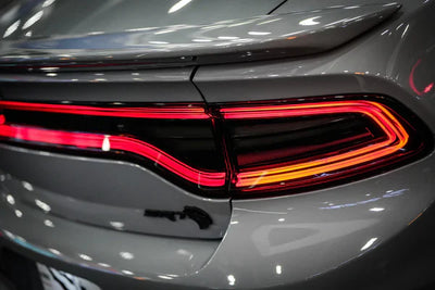 AlphaRex 15-23 Dodge Charger MKII NOVA-Series Prismatic LED Tail Lights Black