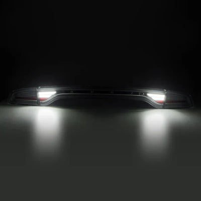 AlphaRex 15-23 Dodge Charger MKII NOVA-Series Prismatic LED Tail Lights Black