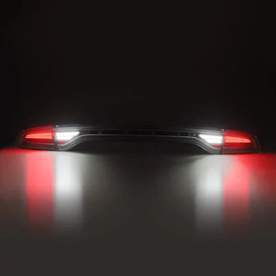 AlphaRex 15-23 Dodge Charger MKII NOVA-Series Prismatic LED Tail Lights Black