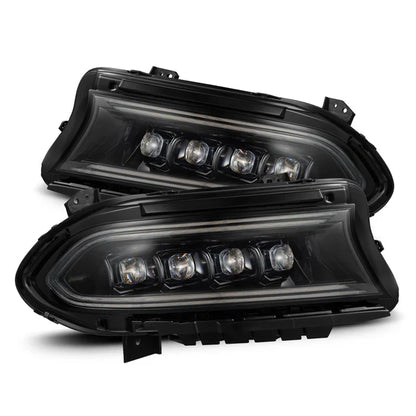 AlphaRex 15-23 Dodge Charger NOVA-Series LED Projector Headlights Alpha-Black