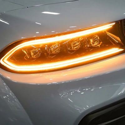 AlphaRex 15-23 Dodge Charger NOVA-Series LED Projector Headlights Alpha-Black