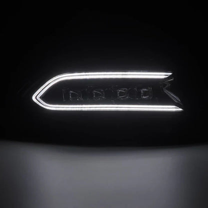 AlphaRex 15-23 Dodge Charger NOVA-Series LED Projector Headlights Black