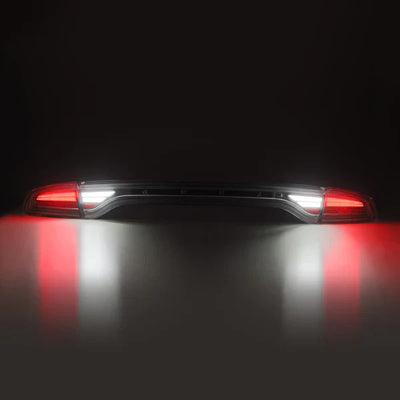 AlphaRex 15-23 Dodge Charger NOVA-Series Prismatic LED Tail Lights Black