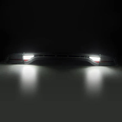 AlphaRex 15-23 Dodge Charger NOVA-Series Prismatic LED Tail Lights Black