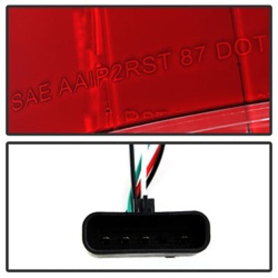 Spyder Chevy C/K Series 1500 88-98/Blazer 92-94 LED Tail Lights Red Clear ALT-YD-CCK88-LED-RC 5001375