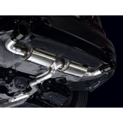 AWE 19-23 BMW 330i / 21-23 BMW 430i Base G2X Touring (Excl.Conv) Axle Back Exhaust - Diamond Black