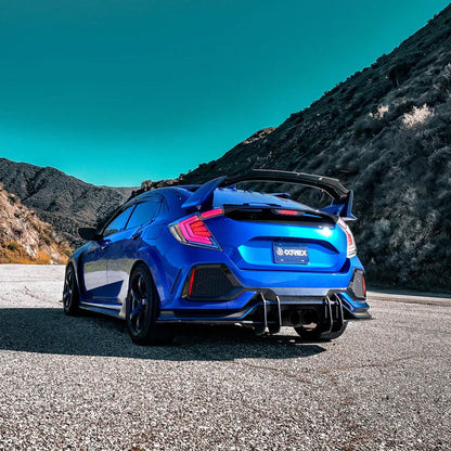 AlphaRex 16-21 Honda Civic Hatchback NOVA-Series Prismatic LED Tail Lights Clear Smoke