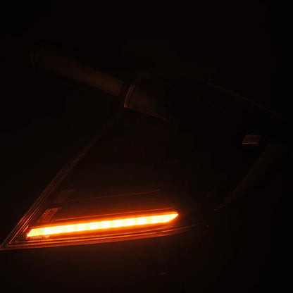 AlphaRex 16-21 Honda Civic Hatchback NOVA-Series Prismatic LED Tail Lights Clear Smoke