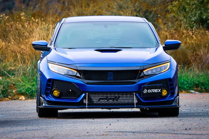 AlphaRex 16-21 Honda Civic NOVA-Series LED Projector Headlights Alpha-Black