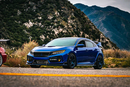 AlphaRex 16-21 Honda Civic NOVA-Series LED Projector Headlights Alpha-Black