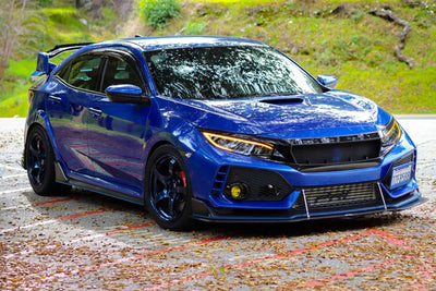 AlphaRex 16-21 Honda Civic NOVA-Series LED Projector Headlights Black