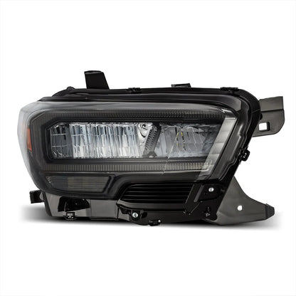 AlphaRex 16-23 Toyota Tacoma LUXX-Series LED Crystal Headlights Alpha-Black