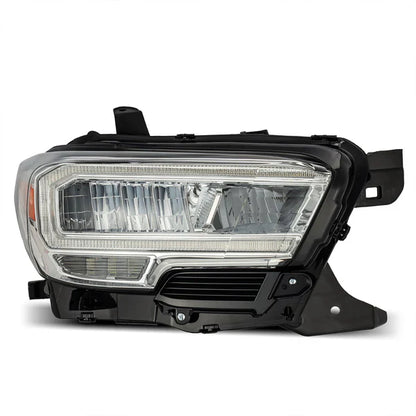 AlphaRex 16-23 Toyota Tacoma LUXX-Series Crystal Headlights - Chrome