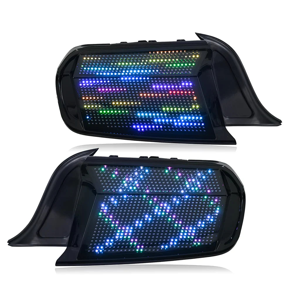 NTXGlow RGB Matrix Tail Lights (2015-2023 Ford Mustang)
