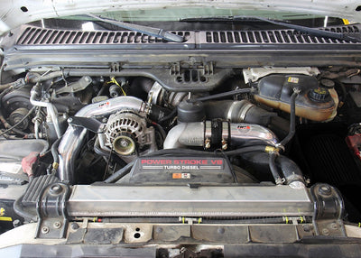 HPS Hot & Cold Side Charge Pipe with CAC Hose Intercooler Boots, 03-07 Ford F250 Superduty Powerstroke 6.0L Diesel Turbo