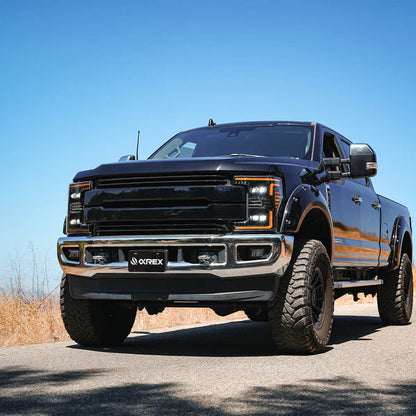 AlphaRex 17-19 Ford Super Duty MKII NOVA-Series LED Projector Headlights Black