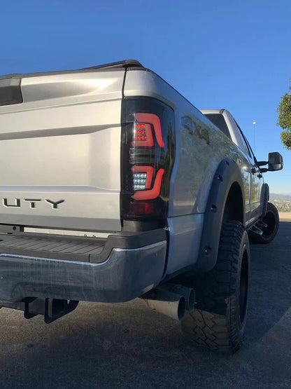 AlphaRex 17-19 Ford Super Duty PRO-Series LED Tail Lights Red Smoke