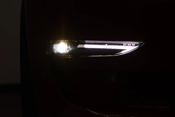 AlphaRex 17-23 Tesla Model 3/20-24 Model Y Double Tap Dual Color LED Projector Fog Lights