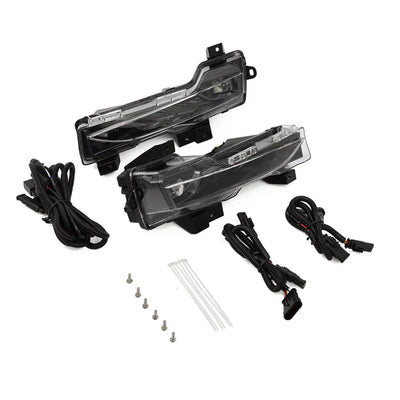 AlphaRex 17-23 Tesla Model 3/20-24 Model Y Double Tap Dual Color LED Projector Fog Lights