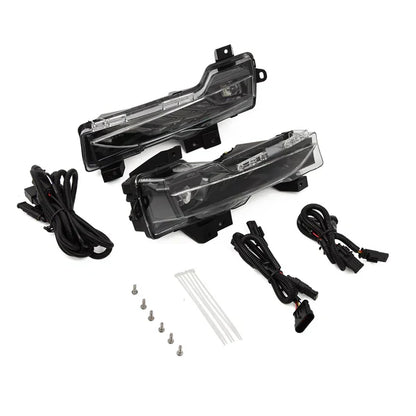 AlphaRex 17-23 Tesla Model 3/20-24 Model Y Double Tap Dual Color LED Projector Fog Lights