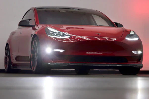 AlphaRex 17-23 Tesla Model 3/20-24 Model Y Double Tap Dual Color LED Projector Fog Lights