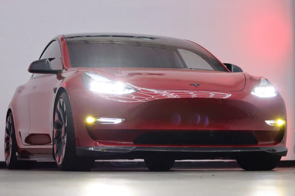 AlphaRex 17-23 Tesla Model 3/20-24 Model Y Double Tap Dual Color LED Projector Fog Lights