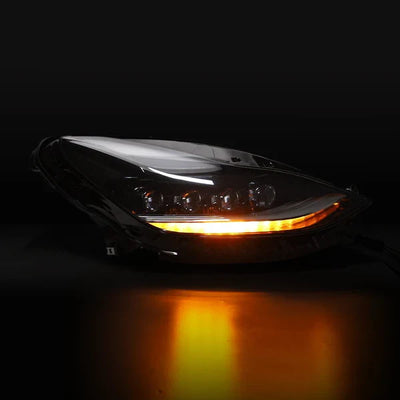 AlphaRex 17-23 Tesla Model 3 / 20-24 Model Y NOVA-Series LED Projector Headlights Black